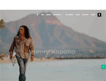 Tablet Screenshot of henrykapono.com